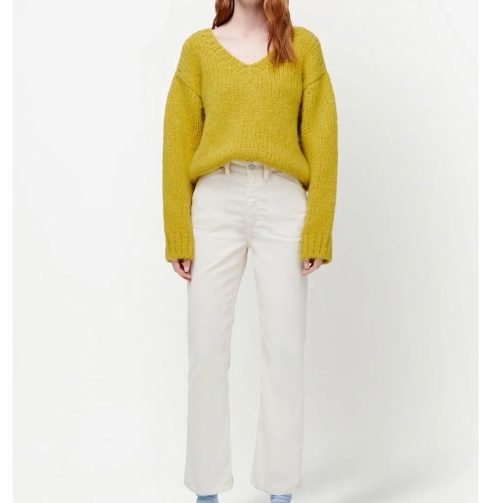 RE/DONE Cream Corduroy Pants